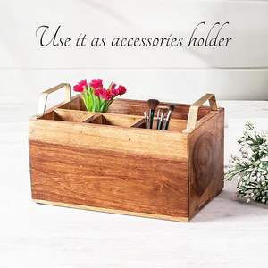 Porte-cuillères en bambou robuste à trois niveaux réglable, fait à la main, design classique, finition élégante pour une légèreté et une durabilité exceptionnelles - Product Image 5