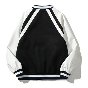 Veste universitaire Letterman à manches en cuir personnalisées Veste universitaire respirante pour hommes Vestes et manteau pour hommes - Product Image 3