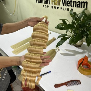Best Selling Bulk <b>Hair</b> Extensions Raw Virgin Vietnam <b>Hair</b> Best Luxury Cuticle Aligned Virgin <b>Hair</b> - Product Image 5