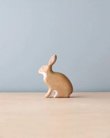 Figurine de cerf en bois faite à la main Sculpture à long cou Statue d'animal minimaliste Ornement en bois décoratif rustique Sculpture sur bois nordique