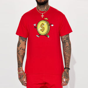 เสื้อยืดผ้าฝ้าย100% ลำลองสำหรับผู้ชายเสื้อยืดแขนสั้นต่อต้านริ้วรอยเสื้อเจอร์ซีย์เฮฟวีเวตใส่โลโก้ออกแบบได้ตามต้องการหรือดีไซน์ธรรมดา - Product Image 4