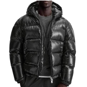 Veste d'hiver pour homme, décontractée, coupe courte, coupe-vent et imperméable, chaude, en coton, légère, avec fermeture éclair, pour un usage quotidien - Product Image 1