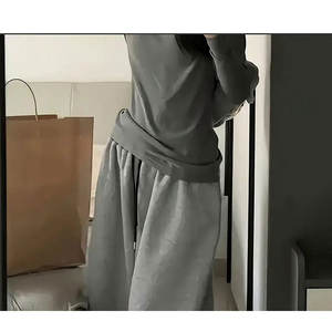 Pantalones Deportivos Holgados de Mujer para Uso Diario, con Cordón Ajustable, Cintura Elástica, Estilo Casual, Pantalones Joggers Holgados de Moda - Product Image 5