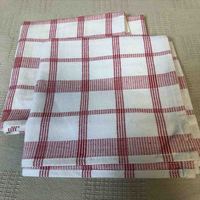 Décoration commerciale de haute qualité couleur rose 100% coton serviettes de nettoyage de cuisine séchage rapide absorbant torchons durables