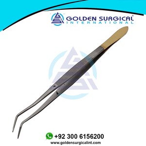 Pinzas Meriam Tweezer College, Pinzas Dentales, Pinzas Quirúrgicas con Punta Angulada, Instrumentos TC, Pinzas Quirúrgicas - Product Image 2