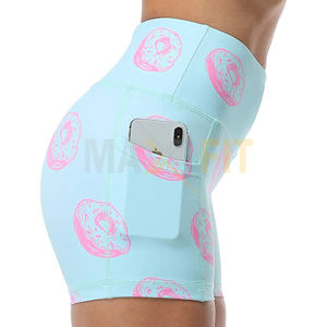 2024 nouveauté qualité supérieure femmes Fitness Shorts personnalisé taille haute respirant vêtements professionnels - Product Image 2