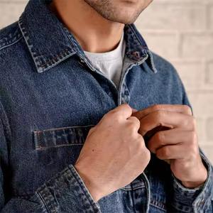 เสื้อแจ็กเก็ตยีนส์ลำลองสำหรับผู้ชาย2025-แจ็กเก็ตยีนส์ใส่สบายและอเนกประสงค์เหมาะสำหรับชุดลำลองและกิจกรรมกลางแจ้ง - Product Image 1