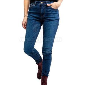 Pantalones Vaqueros de mujer de estilo de alta calidad de nuevo diseño personalizado pantalones vaqueros de mujer cómodos de color sólido - Product Image 6