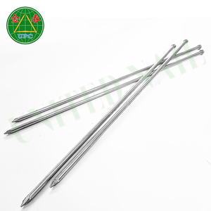 Vástago liso de larga duración de 11,6 pulgadas Cabeza a cuadros Clavos de construcción de acero Diseño redondo/plano Precios competitivos Hecho en Vietnam - Product Image 1