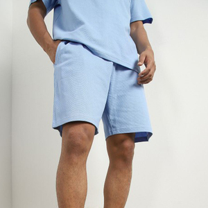 Conjunto de Camiseta y Pantalones Cortos Transpirables para Hombre, Algodón Orgánico de Alta Calidad, Conjunto Deportivo de Dos Piezas para Hombre, Camiseta y Pantalones Cortos de Verano - Product Image 6