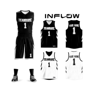 Maillot de basket-ball pour adultes en gros uniformes de basket-ball à sublimation complète chemises de basket-ball rouges respirantes à séchage rapide - Product Image 3