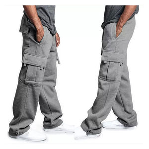 Pantalons de jogging décontractés à cordon de serrage personnalisés 2026, pantalons amples pour hommes, pantalons de course à pied cousus, pantalons décontractés pour hommes - Product Image 1