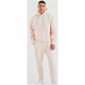 ชุดวอร์มผู้ชายแบบมีฮู้ดและกางเกงขายาวทรงตรงแบบขาบาน  ชุดวอร์มสั่งทำพิเศษ พิมพ์ลายสกรีน - Product Image 1