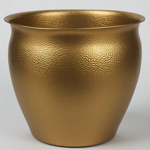 Hosepot antique en laiton fait à la main traditionnel d'or avec la finition martelée polie conçue pour la décoration intérieure et extérieure classique - Product Image 4