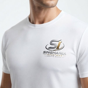 Camisetas de Hombre de Corte Regular con Estampado Duradero, Tejido de Poliéster/Algodón Ecológico, Secado Rápido, Transpirable, Costuras Premium - Product Image 4