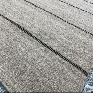 Handwoven Wool Flat <b>Weave</b> Rug Abstract Eco Friendly Thick Modern Floor Rug Durable for Living Room - Product Image 2