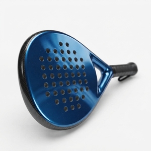Raquette de padel légère en fibre de carbone et graphite, noyau en mousse EVA, cadre durable, face texturée, prise en main équilibrée, contrôle de la puissance - Product Image 3