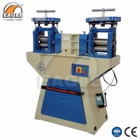 Nouvelle Arrivée 2025 – Kit de Machine à Laminer Électrique Double Tête Eagle 1.5HP en Acier Inoxydable Robuste pour Bijoutier, Capacité 300kg