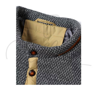 Vestes en toile de haute qualité pour hommes Logo avant Coupe-vent Respirant Hiver Vente en gros - Product Image 4