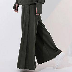 Pantalon de survêtement pour homme, coupe ample, bas ouvert, séchage rapide, poids moyen, fermeture éclair, 100% coton, anti-rides, logo personnalisé, décontracté pour l'automne - Product Image 6