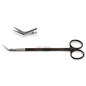19cm Potts Smith Scissors 45 Angled Razor Edge Blades <b>Ring</b> Handle <b>Stainless</b> <b>Steel</b> Surgical Dental Scissors Smith Angled Scissors - Product Image 6