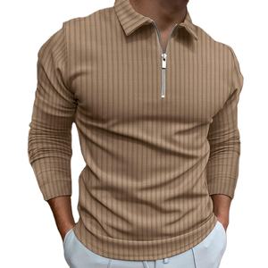 Polos de buena calidad para hombre, tendencia superior, otoño e invierno, nuevo diseño, ropa informal de punto de algodón, polos de talla grande - Product Image 1