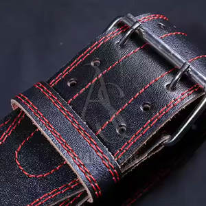 Haute qualité Gym Fitness entraînement puissance haltérophilie peau de vache ceinture de puissance pour adultes Logo personnalisé fonction respirante - Product Image 5