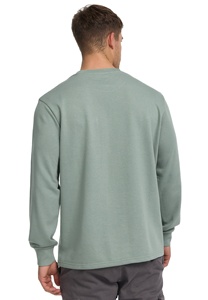 Haute qualité 100% coton hommes à manches longues pull décontracté imprimé motif col rond sweat respirant et délavé 2026 - Product Image 4