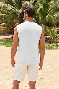 <b>Men</b> sports <b>vest</b> sleeveless <b>gym</b> workout tank top breathable quick dry fitness activewear for running and training - Product Image 6