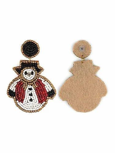 Pendientes llamativos intrincados con bordado y cuentas con un toque de estilo llamativo elegante de la India - Product Image 5