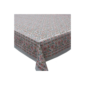 Best Price <b>White</b> Cotton <b>Tablecloth</b> & Embroidered Table Runners Hand Block Printed Jacquard Style Factory Outlet Timeless Design - Product Image 1