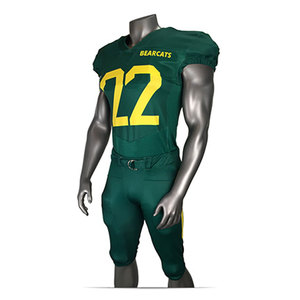 Uniformes de fútbol americano de manga corta con ajuste personalizado 2025 con juegos de sublimación de diseño transpirable para equipos profesionales - Product Image 5