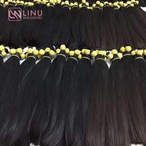 Vendeurs de paquets de cheveux vierges du Vietnam non traités cuticule intacte trame double trame extensions de cheveux humains bruts du temple vietnamien - Product Image 5