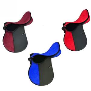 Sillín de polo ligero para saltar Cuero sintético Colorido Equitación Durable Árbol de plástico irrompible Proveedor al por mayor - Product Image 1