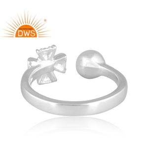 Best Quality Fine Sterling Silver Natural Peridot Gemstone <b>Adjustable</b> <b>Ring</b> Custom Jewelry for Women Gift for Her - Product Image 4