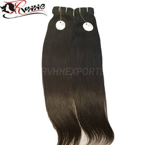 Raw Sin procesar 100 Cabello humano virgen Hueso Cabello humano natural recto - Product Image 3