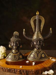 รูปปั้น dhoopdhani ทองเหลืองหรูหรารูปปั้นตกแต่งด้วยมือสำหรับบ้านสำนักงานโต๊ะศิลปะทางจิตวิญญาณ - Product Image 4