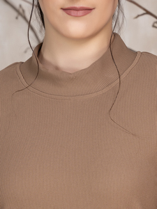 Ensemble côtelé en polyester uni le plus vendu pour l'hiver, idéal pour les tenues modestes féminines, disponible pour l'exportation - Product Image 4