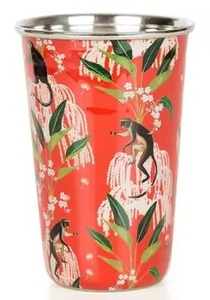 Venta al por mayor de accesorios pintados a mano hechos a mano de buena calidad de vidrio de Cobre Indio último nuevo Metal cobre beber vidrio pintado a mano - Product Image 3