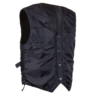 Casual Club Vest Large Pier Layer Vachette Véritable hommes gilet en cuir moto - Product Image 5