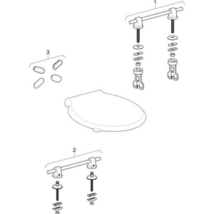 Geberit RENOVA WC suspendu sans bride blanc à chasse profonde - Articles de salle de bain et sanitaires - Product Image 4