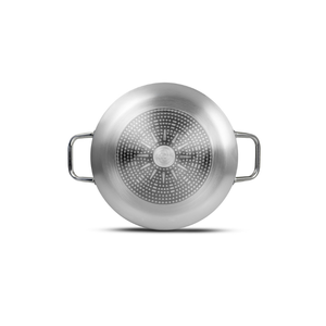 Pura Induction Magma Tech Plus <b>Nonstick</b> Deep Pan Pure Aluminum 32 Diameter Round Pan for Gas and Induction Stove Made in Italy - Product Image 2