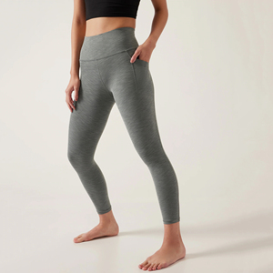 Mallas de cintura cruzada Premium de alta calidad para mujer, pantalones transpirables personalizables a precios razonables - Product Image 3