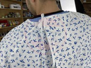 Para el uso diario del Hospital Batas de paciente unisex | Logotipo personalizado profesional Batas de paciente de hospital para hombres y mujeres - Product Image 5