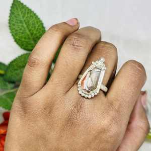 Oyster <b>Turquoise</b> <b>Ring</b>, Sterling Silver <b>Ring</b>, Handmade Oyster Jewelry, Copper <b>Turquoise</b> Jewelry, <b>Turquoise</b> Gift for Women - Product Image 1