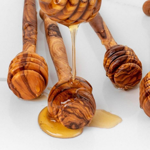 Varillas Agitadoras de Miel con Logotipo Personalizado, Cucharas para Chocolate, Glucosa y Jarabe de Arce, 100% Madera de Olivo Natural, Proveedor Indio - Product Image 3