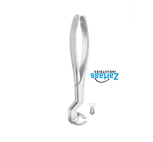 Pince d'extraction en acier inoxydable de haute qualité ROUTURIER molaires inférieures et sagesse gauche fig 212 exportateurs et fabricant - Product Image 5