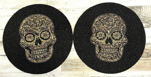 Sous-verres en perles WhatsApp de style vintage fait à la main artisanat de broderie et cadeau de point de croix pour elle et lui par glowin fashion - Product Image 6