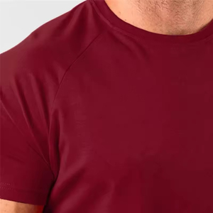 Venta al por mayor Plain Tops Fitness Hombres Camiseta de manga corta Muscle Joggers Culturismo Camiseta Hombre Gimnasio Ropa Slim Fit Camiseta - Product Image 4