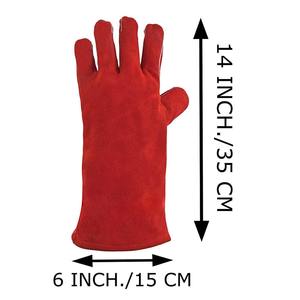 Gants de soudage en cuir de qualité supérieure Gants de soudage en cuir de sécurité à la main Gants de soudage ignifuges - Product Image 2